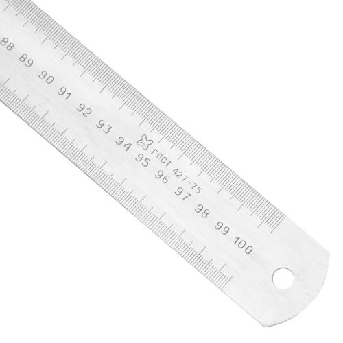 Линейка измерительная, 1000 мм, металлическая по ценам производителя в Казани с доставкой по всей России