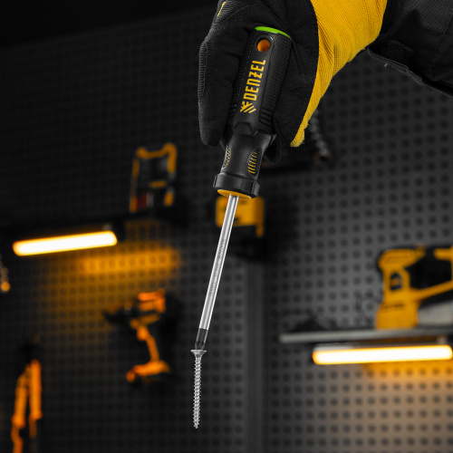 Отвертка, PZ2x100 мм, S2, 3к рукоятка Denzel по ценам производителя в Казани с доставкой по всей России