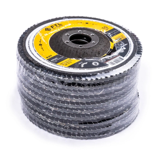 Круг лепестковый для шлифования по нержавеющей стали FTL Ergo 27 цирконий 125 х 22,2 мм P120 по ценам производителя в Казани с доставкой по всей России