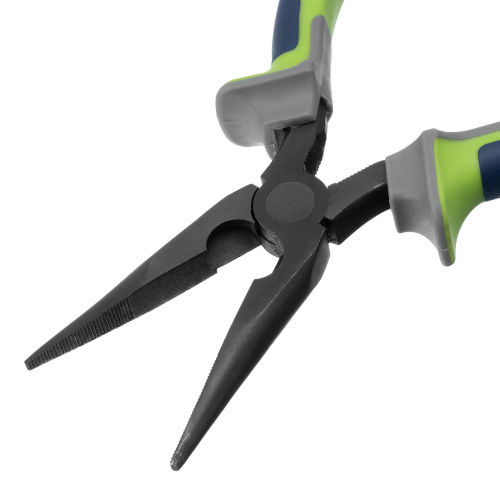 Длинногубцы прямые, 200 мм, трехкомпонентные рукоятки Сибртех купить в Москве с доставкой по всей России | ProtosMarket.ru