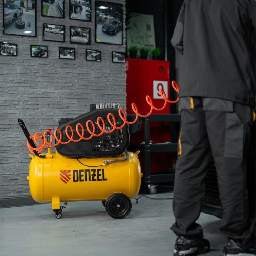Компрессор воздушный рем. привод BCI 2200/100, 2,2 кВт, 100 литров, 420 л/мин Denzel по ценам производителя в Казани с доставкой по всей России