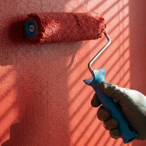 Валик для фасадных работ синтетический, 250 мм, ворс 18 мм, D 36 мм, D ручки 6 мм, полиакрил Matrix купить в Москве с доставкой по всей России | ProtosMarket.ru