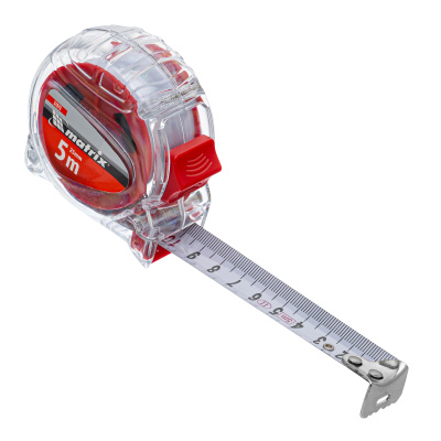 Рулетка Crystal,5 м х 25 мм,корпус из поликарбоната Matrix по ценам производителя в Казани с доставкой по всей России
