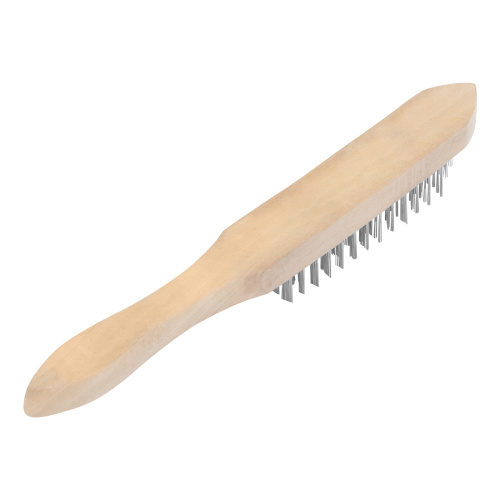 Щетка пятирядная металлическая с деревянной ручкой Sparta купить в Москве с доставкой по всей России | ProtosMarket.ru