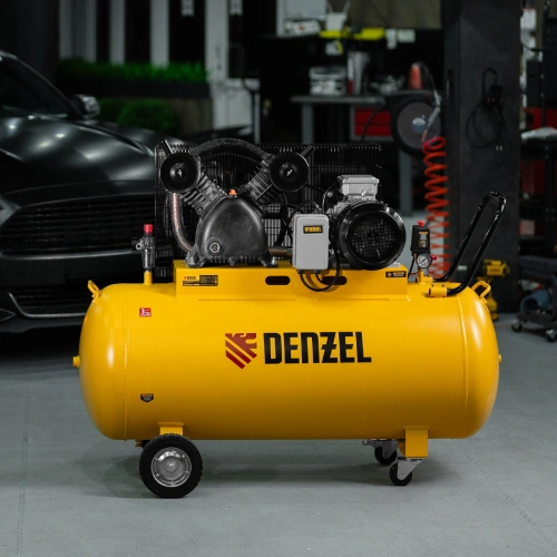 Компрессор воздушный рем. привод BCV 5500-T/270, 5,5 кВт, 270 литров, 850 л/мин Denzel купить в Москве с доставкой по всей России | ProtosMarket.ru