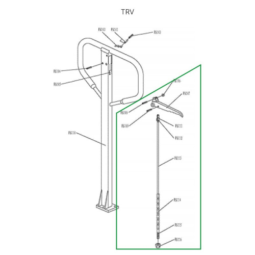 Тяга цепная в сборе для ручки TRV по ценам производителя в Казани с доставкой по всей России