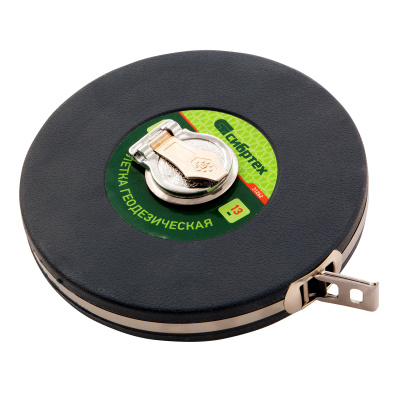 Рулетка геодезическая 30 м х 13 мм, закрытый корпус, фибергласовая лента Сибртех по ценам производителя в Казани с доставкой по всей России