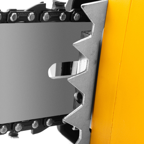 Пила цепная электрическая EDS-1800P, 1.8 кВт,поперечная, шина 40 см, шаг 3/8, паз 1.3 мм, 57 звеньев Denzel купить в Москве с доставкой по всей России | ProtosMarket.ru