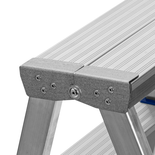 Стремянка двусторонняя 6 ступеней, алюминиевая, Сибртех купить в Москве с доставкой по всей России | ProtosMarket.ru