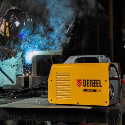 Аппарат инвертор. полуавтомат. cварки IMIG-200, 200 А, ПВ 60%, катушка 5 кг Denzel купить в Москве с доставкой по всей России | ProtosMarket.ru