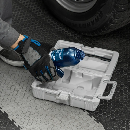 Домкрат гидравлический бутылочный, 5 т, h подъема 207-404 мм, в пластиковом кейсе Stels по ценам производителя в Казани с доставкой по всей России