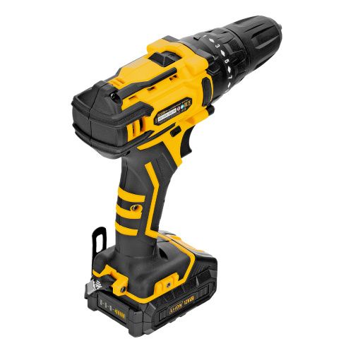 Дрель-шуруповерт аккумуляторная CDL-12-02BM, Li-Ion, 12 В, 2 акк. Denzel купить в Москве с доставкой по всей России | ProtosMarket.ru