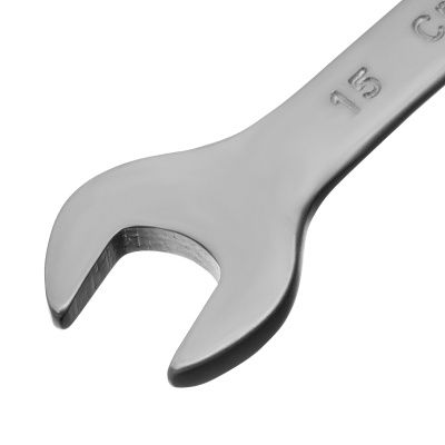 Ключ комбинированный, 15 мм, CrV, матовый хром Matrix купить в Москве с доставкой по всей России | ProtosMarket.ru