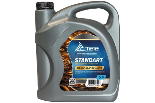 Масло моторное минеральное ТСС Стандарт SAE 15W40 CF-4 канистра 5л/Motor oil 5liter can по ценам производителя в Казани с доставкой по всей России