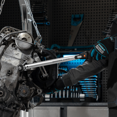 Ключ динамометрический, 20-200 Нм, 1/2", CrV Gross купить в Москве с доставкой по всей России | ProtosMarket.ru