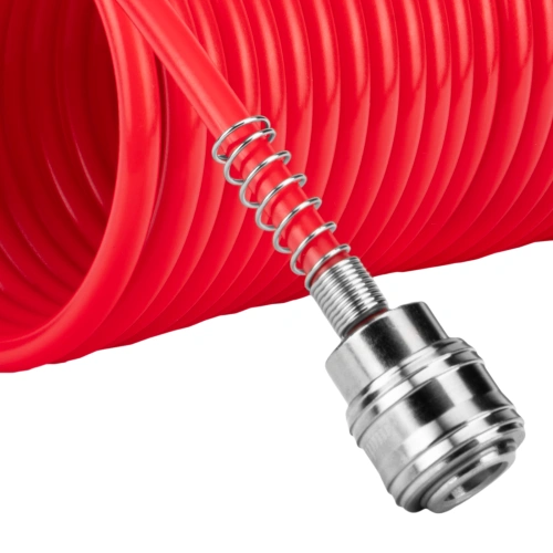 Шланг спиральный воздушный, 5 м, с быстросъемными соединениями Matrix купить в Москве с доставкой по всей России | ProtosMarket.ru