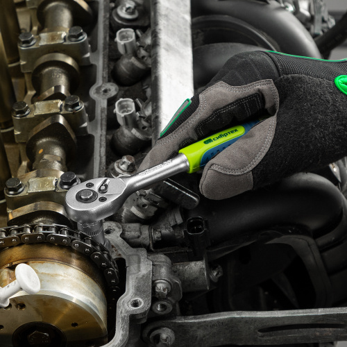 Набор инструментов, 1/2", 3/8", 1/4", пластиковый кейс 215 предм. Сибртех купить в Москве с доставкой по всей России | ProtosMarket.ru