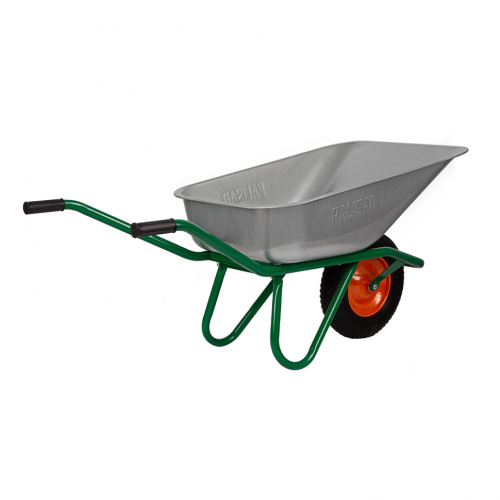 Тачка садово-строительная, усиленная, грузоподъемность 200 кг, объем 90 л купить в Москве с доставкой по всей России | ProtosMarket.ru