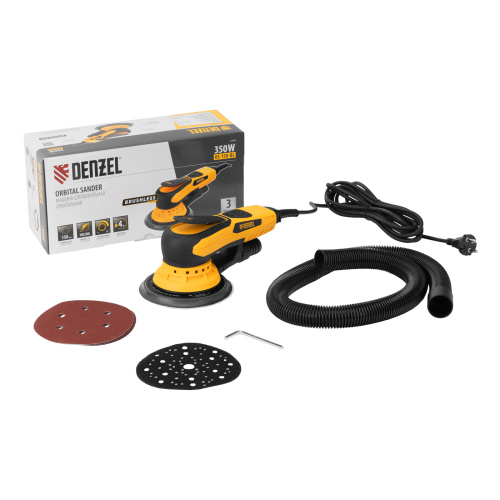 Машина шлифовальная орбитальная бесщет OS-150-BL, 350 Вт, 4000-10000 об/мин Denzel по ценам производителя в Казани с доставкой по всей России
