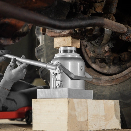 Домкрат гидравлический бутылочный, 50 т, высота подъема 240-370 мм Matrix купить в Москве с доставкой по всей России | ProtosMarket.ru