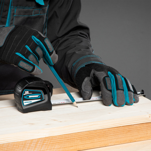 Рулетка "Doppelhaken",5 м x 25 мм,двухсторонний зацеп,Нейлон,двусторонняя шкала,автоматическая фиксация Gross по ценам производителя в Казани с доставкой по всей России