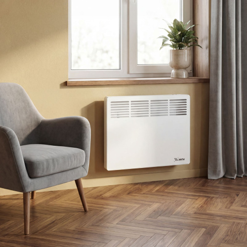 Конвектор электрический КМ-1000.1, 230 В, 1000 Вт, X-образный нагреватель, колеса, термостат MTX по ценам производителя в Казани с доставкой по всей России