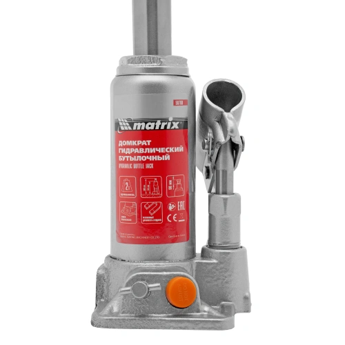 Домкрат гидравлический бутылочный, 2 т, h подъема 158-308 мм Matrix купить в Москве с доставкой по всей России | ProtosMarket.ru