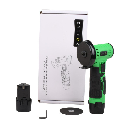 Углошлифовальная машина Zitrek AG 12 (75мм, 12 B, Li-Ion акк. 2x2.0Ач) купить в Москве с доставкой по всей России | ProtosMarket.ru