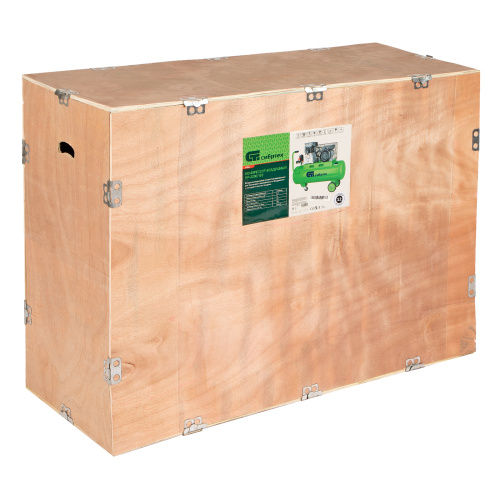 Компрессор воздушный КР-2200/100, 2.2 кВт, 350 л/мин, 100 л, ременной привод, масляный Сибртех купить в Москве с доставкой по всей России | ProtosMarket.ru