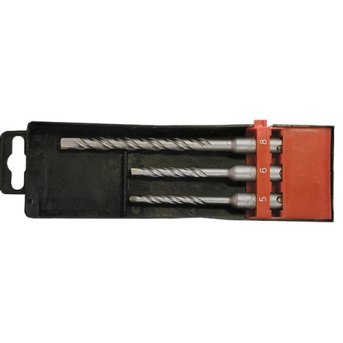 Набор буров по бетону, 5 х 110.6 х 110.8 х 160 мм, 3 шт, в пластиковой коробке, SDS Plus Matrix купить в Москве с доставкой по всей России | ProtosMarket.ru