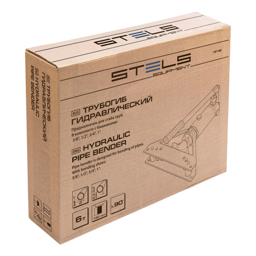 Трубогиб гидравлический горизонтальный, 6т, башмаки 3/8"–1", в металлическом кейсе Stels по ценам производителя в Казани с доставкой по всей России