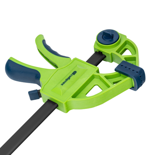 Струбцина F-образная, быстрозажимная, 200 х 70 х 420 мм, пластиковый корпус, фиксатор, двухкомпонентная рукоятка Сибртех купить в Москве с доставкой по всей России | ProtosMarket.ru