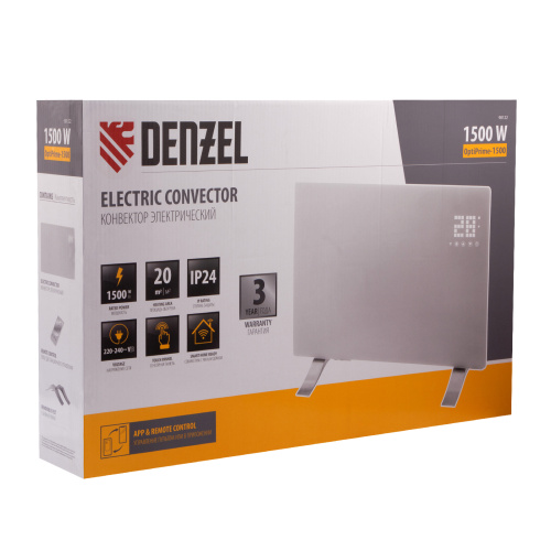 Конвектор электрический OptiPrime-1500, Wi-Fi, тачскрин, цифровой термостат, 1500 Вт Denzel по ценам производителя в Казани с доставкой по всей России