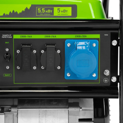 Генератор бензиновый БС-6500, 5.5 кВт, 230В, четырехтактный, 25 л, ручной стартер Сибртех купить в Москве с доставкой по всей России | ProtosMarket.ru