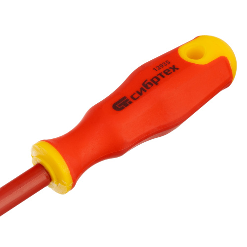 Отвертка диэлектрическая SL6.5 х 150 мм, CrV, до 1000 В, двухкомпонентная рукоятка Сибртех купить в Москве с доставкой по всей России | ProtosMarket.ru