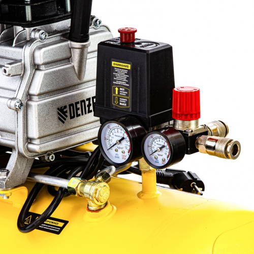 Компрессор воздушный прямой привод DC1700/50, 1.7 кВт, 50 литров, 260 л/мин Denzel купить в Москве с доставкой по всей России | ProtosMarket.ru