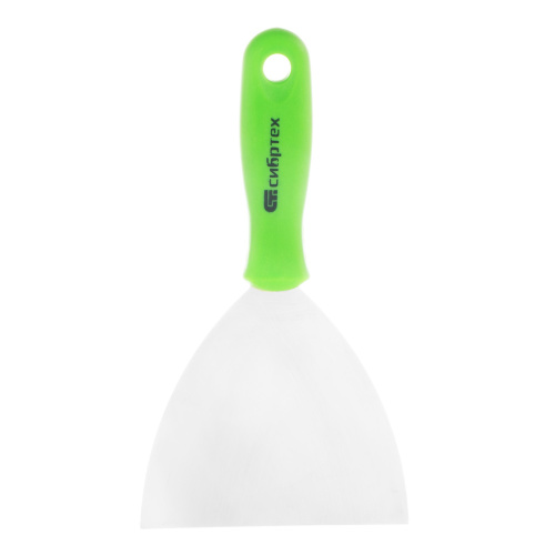 Шпательная лопатка из нержавеющей стали, 120 мм, пластмассовая ручка Сибртех купить в Москве с доставкой по всей России | ProtosMarket.ru