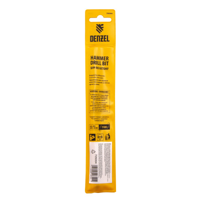 Бур по бетону, двойная спираль, три пылеотводящие кромки, 5 x 160 мм DENZEL по ценам производителя в Казани с доставкой по всей России