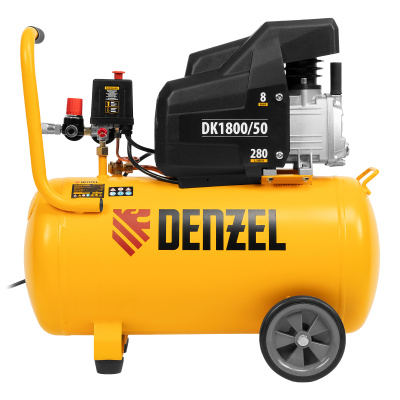 Компрессор воздушный DK1800/50, Х-PRO 1.8 кВт, 280л/мин, 50л Denzel купить в Москве с доставкой по всей России | ProtosMarket.ru