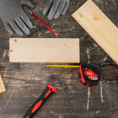 Рулетка Status Magnet 3 fixations,7,5 м х 25 мм,обрезиненный корпус,зацеп с магнитом Matrix по ценам производителя в Казани с доставкой по всей России