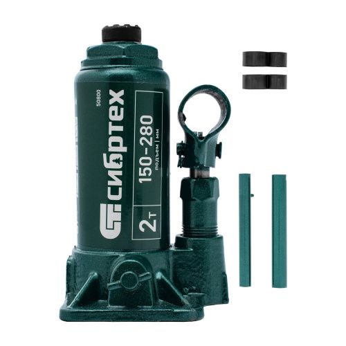 Домкрат гидравлический бутылочный, 2 т, 150-280 мм Сибртех купить в Москве с доставкой по всей России | ProtosMarket.ru