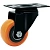 Колесо мебельное поворотное SCZ 25 50 мм (оранжевый) купить в Москве с доставкой по всей России | ProtosMarket.ru