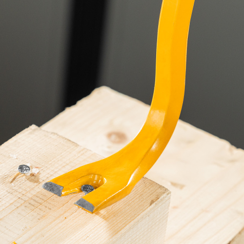 Лом-гвоздодер, 600 мм, шестигранный 16 мм, окрашенный, сталь 65 Denzel купить в Москве с доставкой по всей России | ProtosMarket.ru