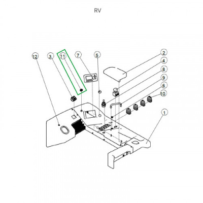 Замок зажигания с ключом для ричтрака RV (24V) по ценам производителя в Казани с доставкой по всей России