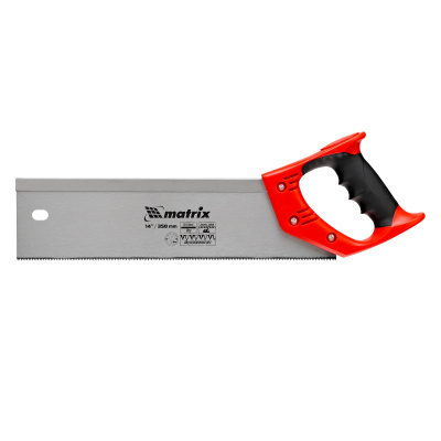 Пила по дереву обушковая для стусла, 350 мм, двухкомпонентная рукоятка Matrix купить в Москве с доставкой по всей России | ProtosMarket.ru