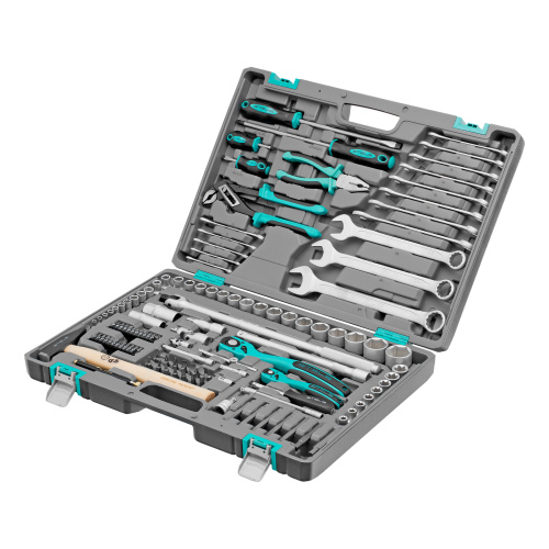 Набор инструментов, 1/4", 1/2", Cr-V, S2, усиленный кейс, 119 предметов Stels купить в Москве с доставкой по всей России | ProtosMarket.ru