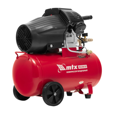 Компрессор воздушный КК-2200/50, 2,2 кВт, 350 л/мин, 50 л, прямой привод, масляный MTX по ценам производителя в Казани с доставкой по всей России