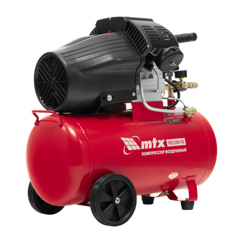 Компрессор воздушный КК-2200/50, 2,2 кВт, 350 л/мин, 50 л, прямой привод, масляный MTX по ценам производителя в Казани с доставкой по всей России