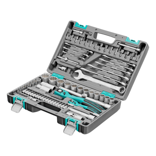 Набор инструментов 1/2", 1/4", CrV, 12 гранные головки, пластиковый кейс, 82 предмета Stels купить в Москве с доставкой по всей России | ProtosMarket.ru