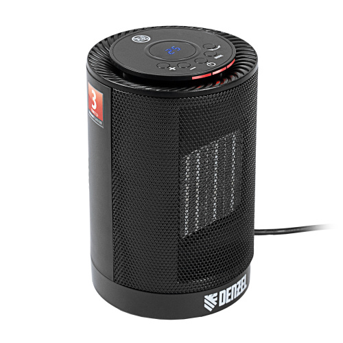 Тепловентилятор электрический керамический DTFC-1200, 3 режима, вентилятор, нагрев 600/1200 Вт Denzel по ценам производителя в Казани с доставкой по всей России